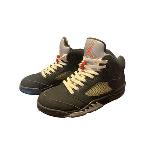 Air Jordan 5 OG Metallic Black/Metallic Silver Size 9.5 W/ Box & Extra Laces